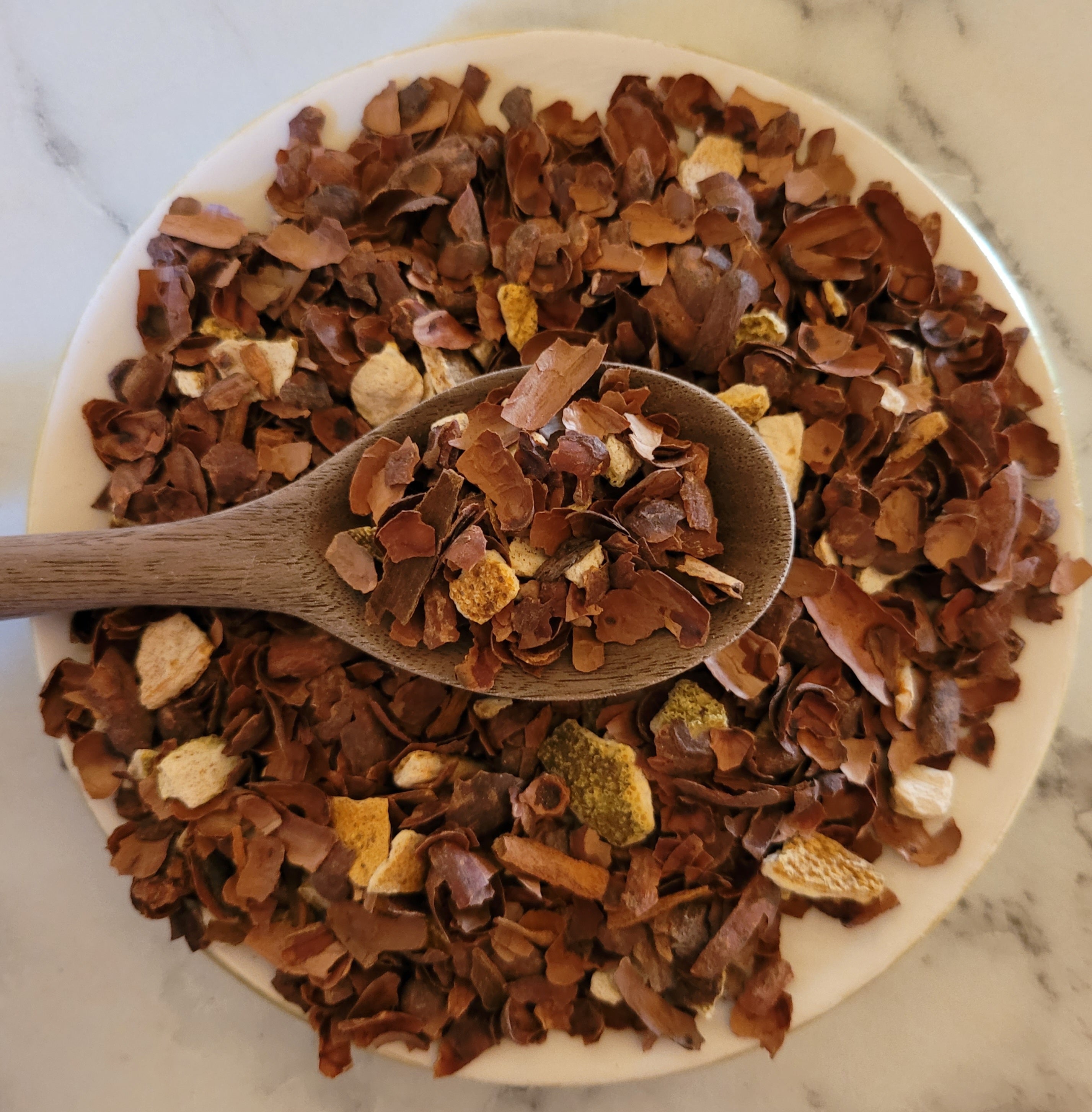 Chocolate, Orange, Cinnamon, Cacao Tea YUM YUM! – The Missouri Tea