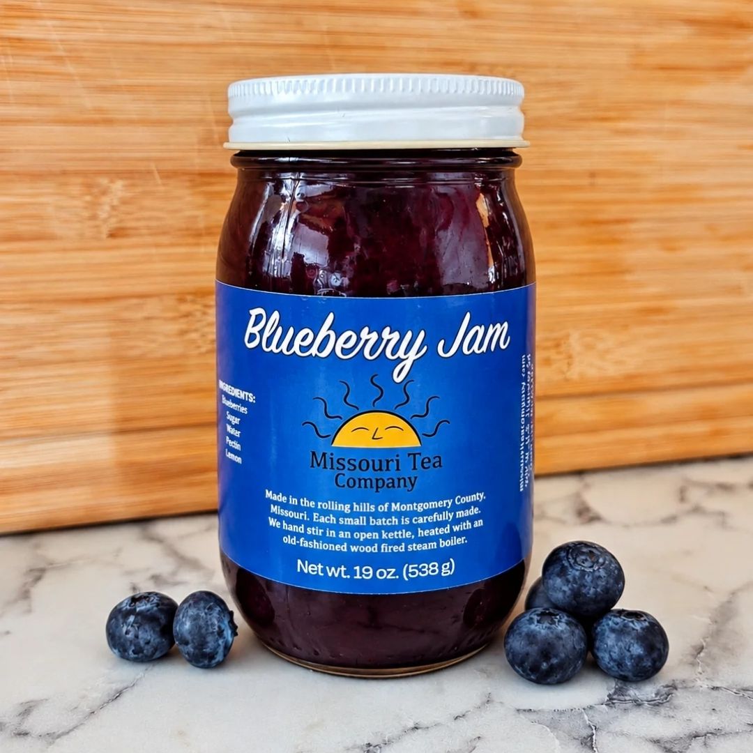 Blueberry Jam 19 oz | The Missouri Tea Company – The Missouri Tea